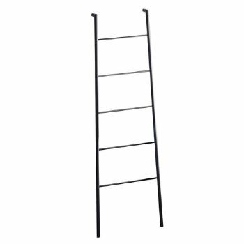 SAPHO SE104 Sega suport pentru prosoape 55 x 170 x7 cm, negru mat