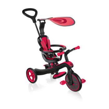 AUTHENTIC SPORTS Globber Explorer Trike 4 v 1, červená