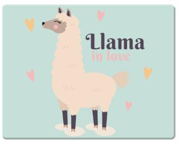 Podložka pod myš Llama in love