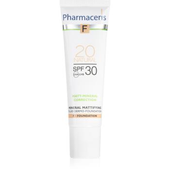 Pharmaceris F-Fluid Foundation matující fluidní make-up SPF 30 odstín 20 Natural 30 ml