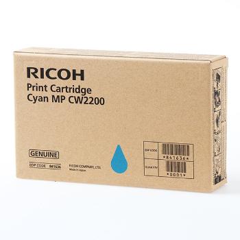 RICOH 841636 - originální cartridge, azurová