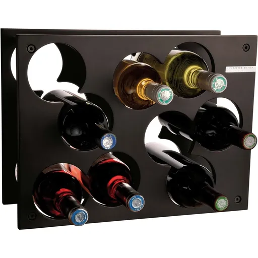 Stojan na víno BOIS 40 x 30 cm, šedá, dřevo, L'Atelier du Vin