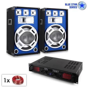 Electronic-Star PA set Blue Star Series „Basscore bluetooth“ 1000 W