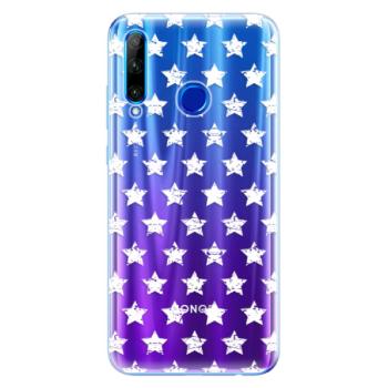 Odolné silikonové pouzdro iSaprio - Stars Pattern - white - Huawei Honor 20 Lite