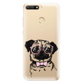 Odolné silikonové pouzdro iSaprio - The Pug - Huawei Y6 Prime 2018