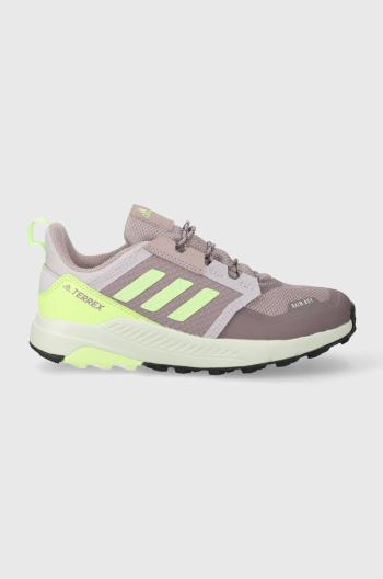 Dětské boty adidas TERREX TERREX TRAILMAKER R.RDY K fialová barva