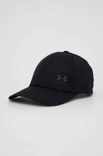 Kšiltovka Under Armour Iso Chill Armourvent černá barva, hladká