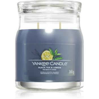 Yankee Candle Black Tea & Lemon vonná svíčka 368 g