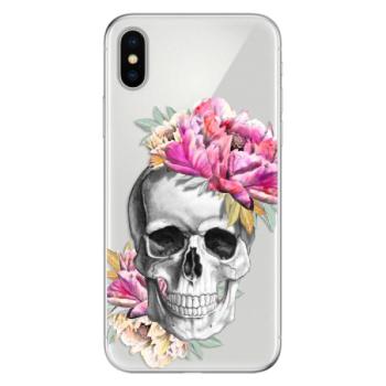 Odolné silikonové pouzdro iSaprio - Pretty Skull - iPhone X