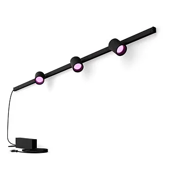 Philips Hue White and Color Ambiance Perifo nástěnné světlo bodové a panel černé (929003117701)