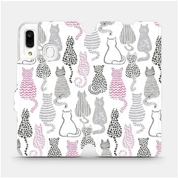 Flipové pouzdro na mobil Samsung Galaxy A40 - MX01S Kočičí zádíčka (5903516002290)