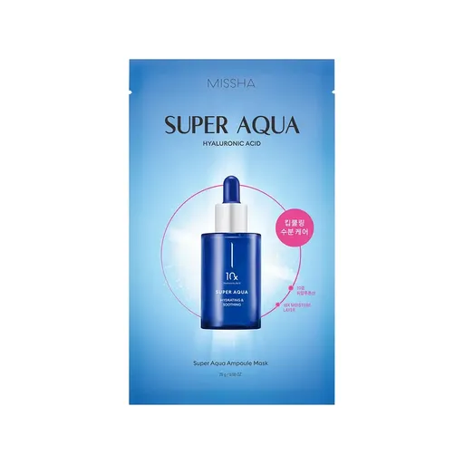 Missha Hydratační plátýnková maska s kyselinou hyaluronovou Super Aqua (Ampoule Mask) 28 g