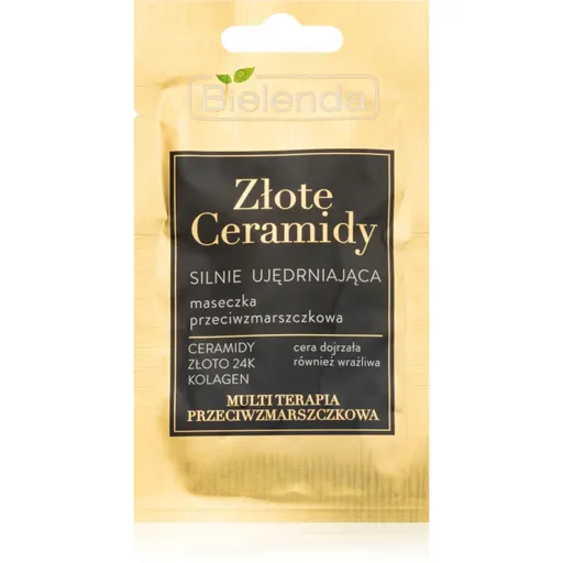 Bielenda Golden Ceramides protivrásková maska na obličej s ceramidy 1 ks