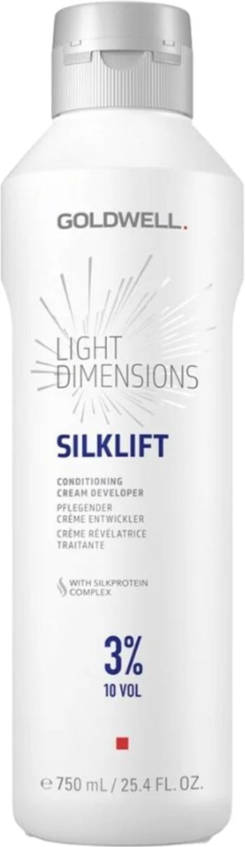Goldwell Krémový peroxid pro šetrné zesvětlování vlasů Light Dimensions SilkLift 3% (Conditioning Cream Developer) 750 ml