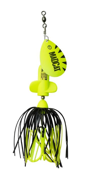 Madcat třpytka a-static screaming spinner fluo yellow uv