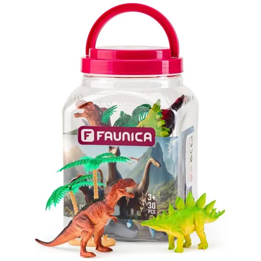 Faunica Zvířátka figurky sada v MEGA tubě - Dinosauři
