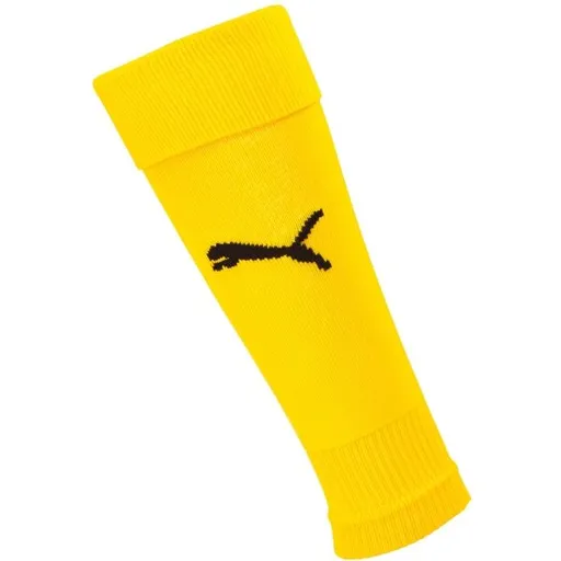 Puma TEAMGOAL 23 SLEEVE SOCK Pánské štulpny, žlutá, velikost 39-42
