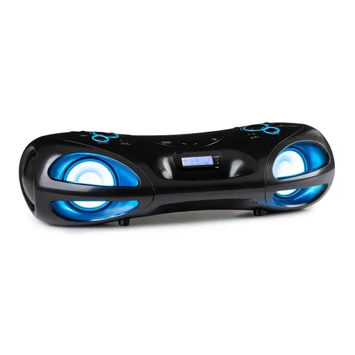 Auna Spacewoofer DAB Boombox, CD přehrávač, DAB+, UKW, Bluetooth, dálkové ovládání, LED