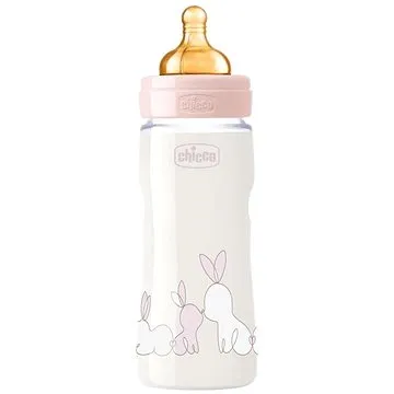 Chicco Original Touch latex, 330 ml - dívka (8058664121809)