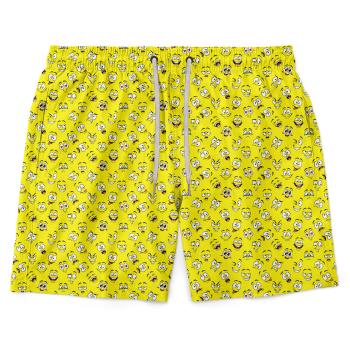 Pánské plavky short – Emoticon (Velikost: 2XL)