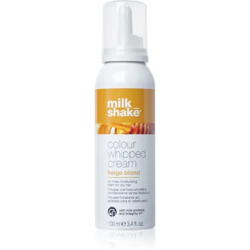 milk_shake® Colour Whipped Cream tónovací pěna pro všechny typy vlasů Beige Blond 100 ml