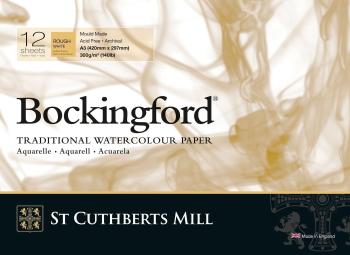 St Cuthberts Mill Bockingford Rough Skicář 42 x 29,7 cm 300 g White