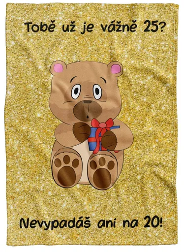 Deka Tobě už je tolik? (věk: 25, Podšití beránkem: NE)