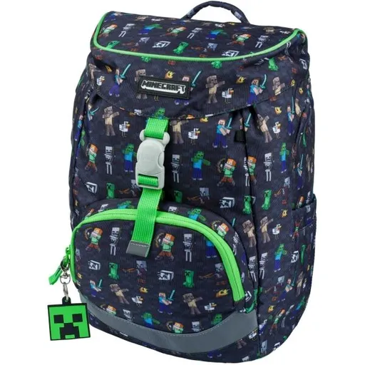 BAAGL AIRY MINECRAFT Školní batoh, tmavě modrá, velikost