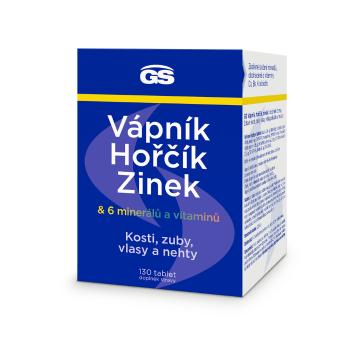 GS Vápník, hořčík, zinek 130 tablet