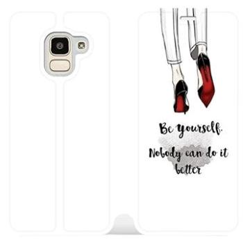 Flipové pouzdro na mobil Samsung Galaxy J6 2018 - M046P Be yourself (5903226359233)