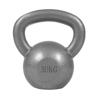 Gorilla Sports Kettlebell činka, litina, šedá, 30 kg