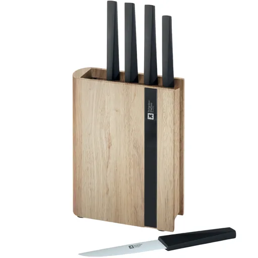 Amefa 5dílná sada kuchyňských nožů v bloku EDGE