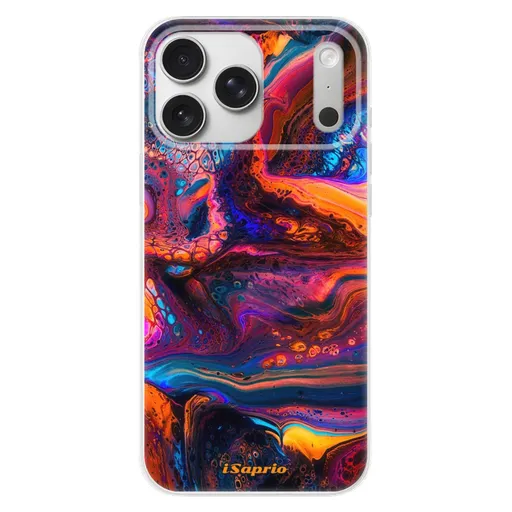 Odolné silikonové pouzdro iSaprio - Abstract Paint 02 - iPhone 17 Pro Max