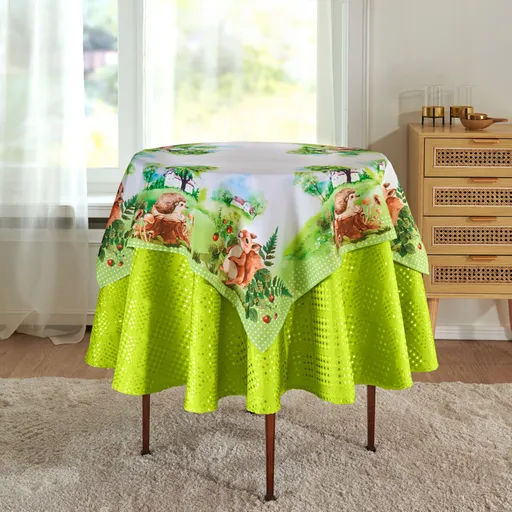 Ubrus Veverka-ježek