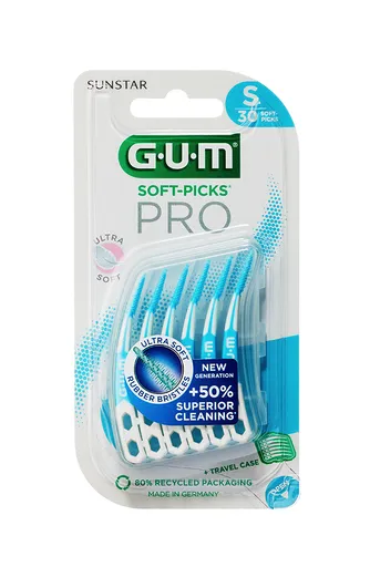 GUM Soft-Picks PRO SMALL masážní mezizubní kartáčky, 30 ks
