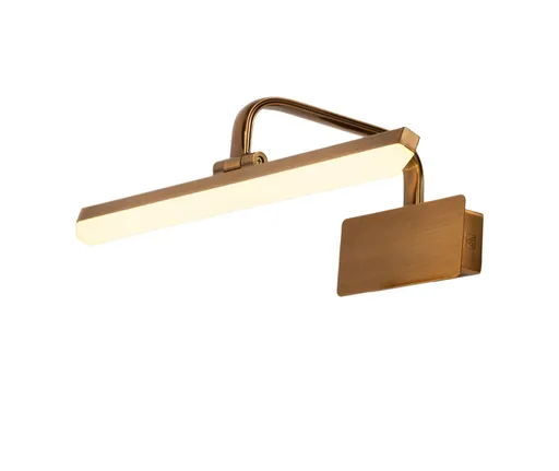 LED nástěnná lampa 8W patinovaná nastavitelná nad zrcadlo Zavěsná