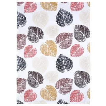 SCANquilt utěrka na nádobí DEKORO listy (34589)