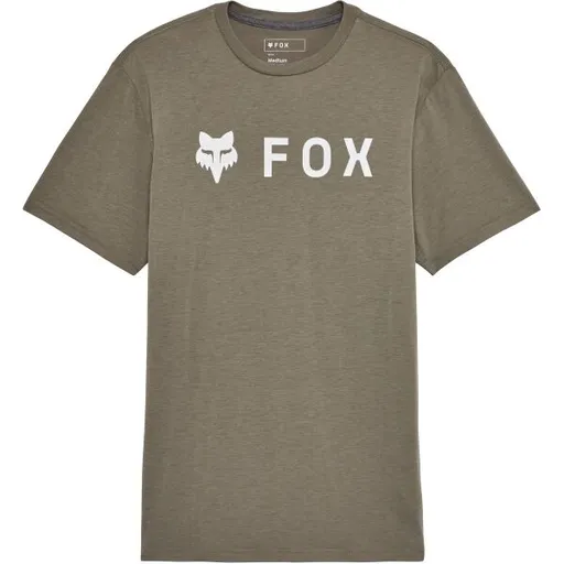 Fox ABSOLUTE SS TECH TEE Pánské triko, khaki, velikost