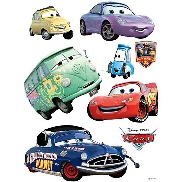 DK851 Samolepicí dekorace CARS  65 x 85 cm (DK851)