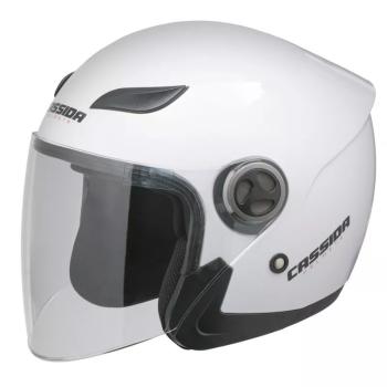 Moto helma Cassida Reflex Solid  M (57-58)  bílá