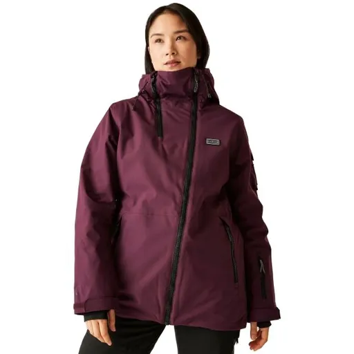 Dare2b GNARLY JACKET Dámská lyžařská bunda, vínová, velikost