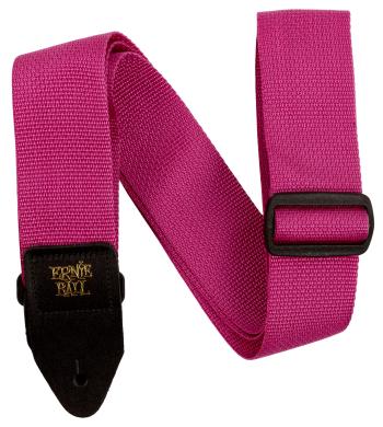 Ernie Ball Polypro Strap Raspberry & Black