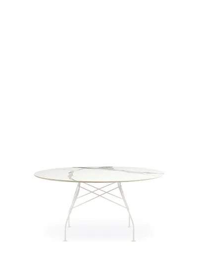 Jídelní stůl GLOSSY XXL, více variant - Kartell Barva: Bílá / Bílá