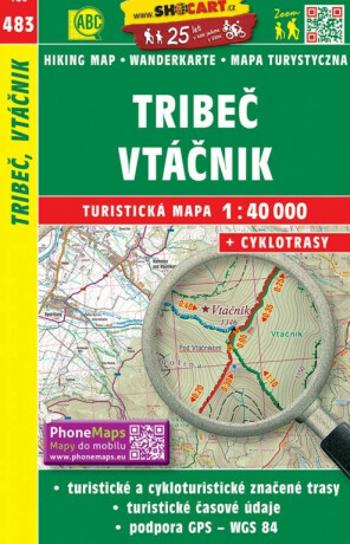 Tribeč, Vtáčnik 1:40 000