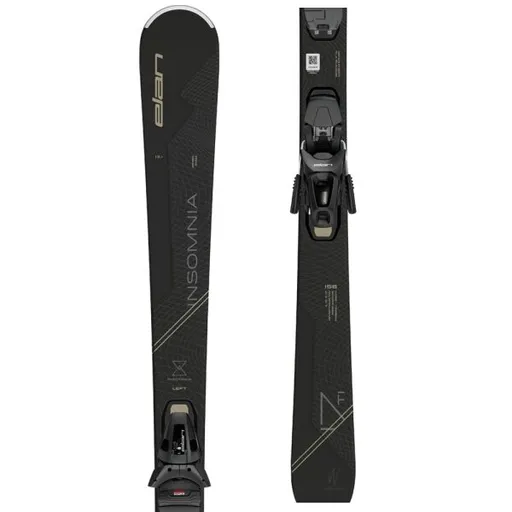 Elan INSOMNIA 17 TI SX + EL 10.0 Dámské sjezdové lyže, černá, velikost