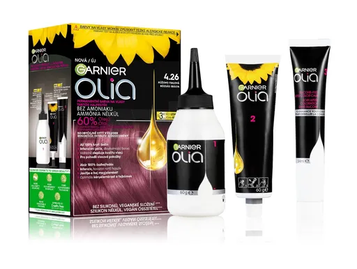 Garnier Olia 4.26 Růžovo fialová permanentní barva na vlasy