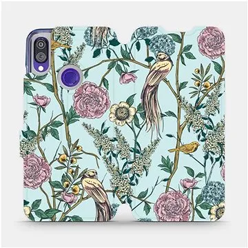 Flipové pouzdro na mobil Xiaomi Redmi Note 7 - MX07S Ptáčci v trní (5903516025756)