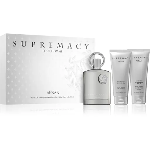Afnan Supremacy Silver dárková sada pro muže