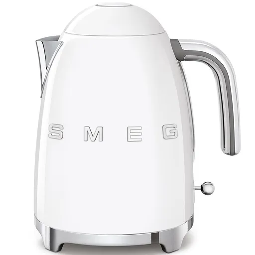 Smeg KLF03WHEU, rychlovarná konvice, 1, 7 l, (7 šálků), 2400 W, styl 50. let, bílá