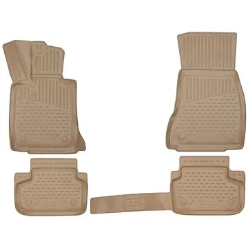 Novline koberce do auta BMW 5 2017- (G30, béžové) (4610031588499)